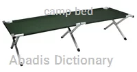 camp bed